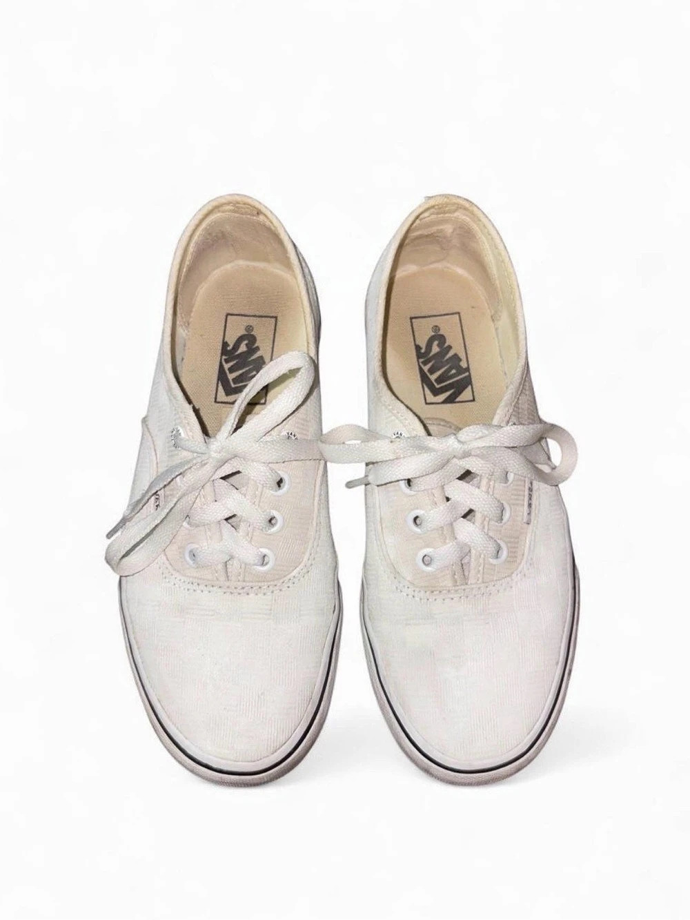 Vans Authentic White Platform Sneakers